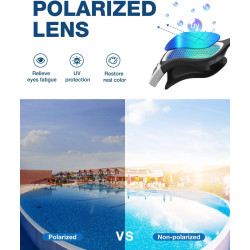 ZIONOR - Gafas de natación polarizadas G1 mejoradas