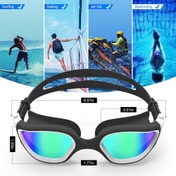 ZIONOR - Gafas de natación polarizadas G1 mejoradas