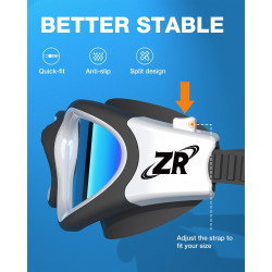 ZIONOR - Gafas de natación polarizadas G1 mejoradas